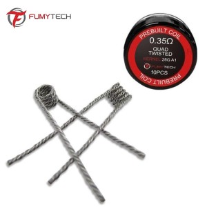 Έτοιμες αντιστάσεις Fumytech Quad Twisted 10 τεμαχίων